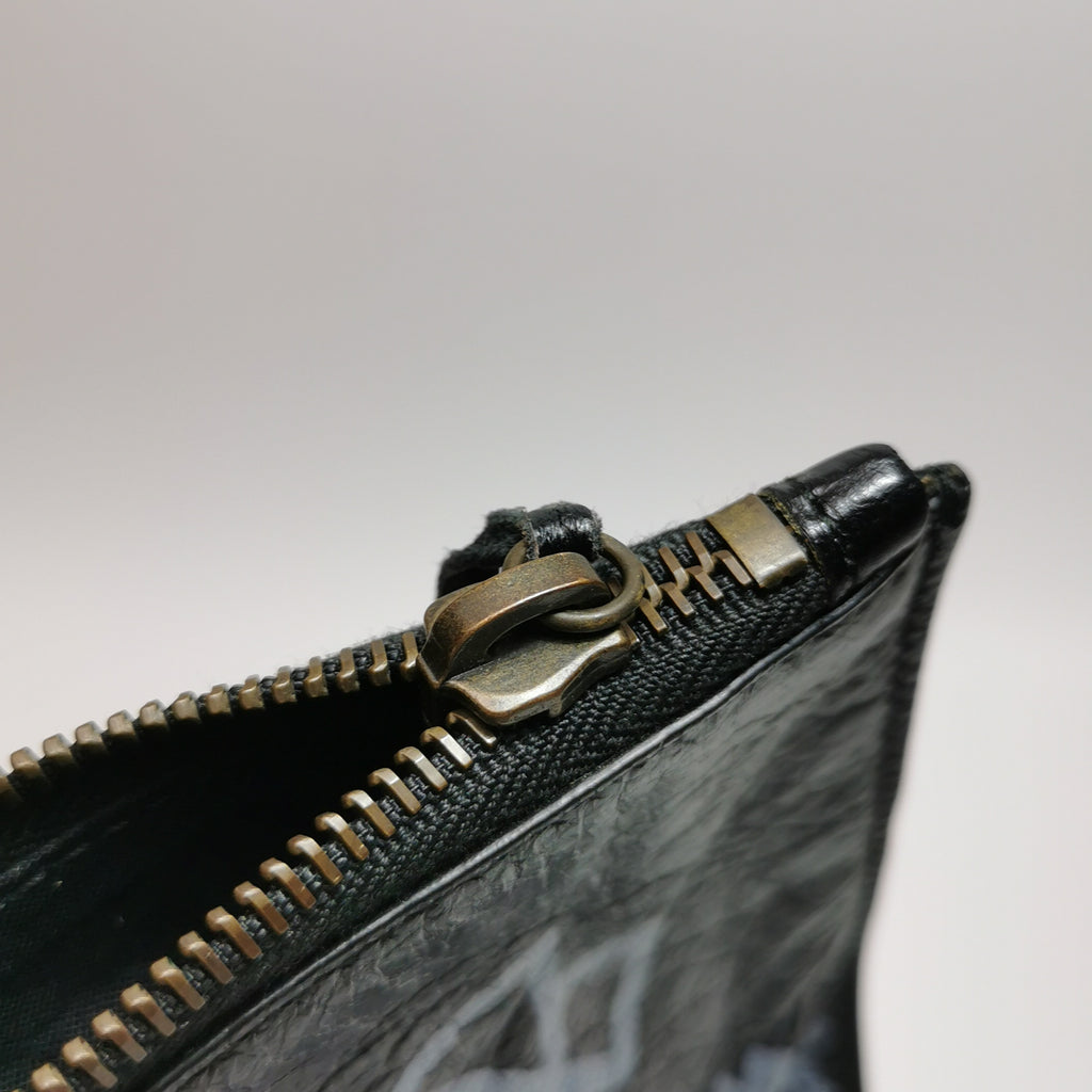 Balenciaga Graffiti Clutch Black