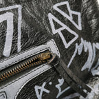 Balenciaga Graffiti Clutch Black
