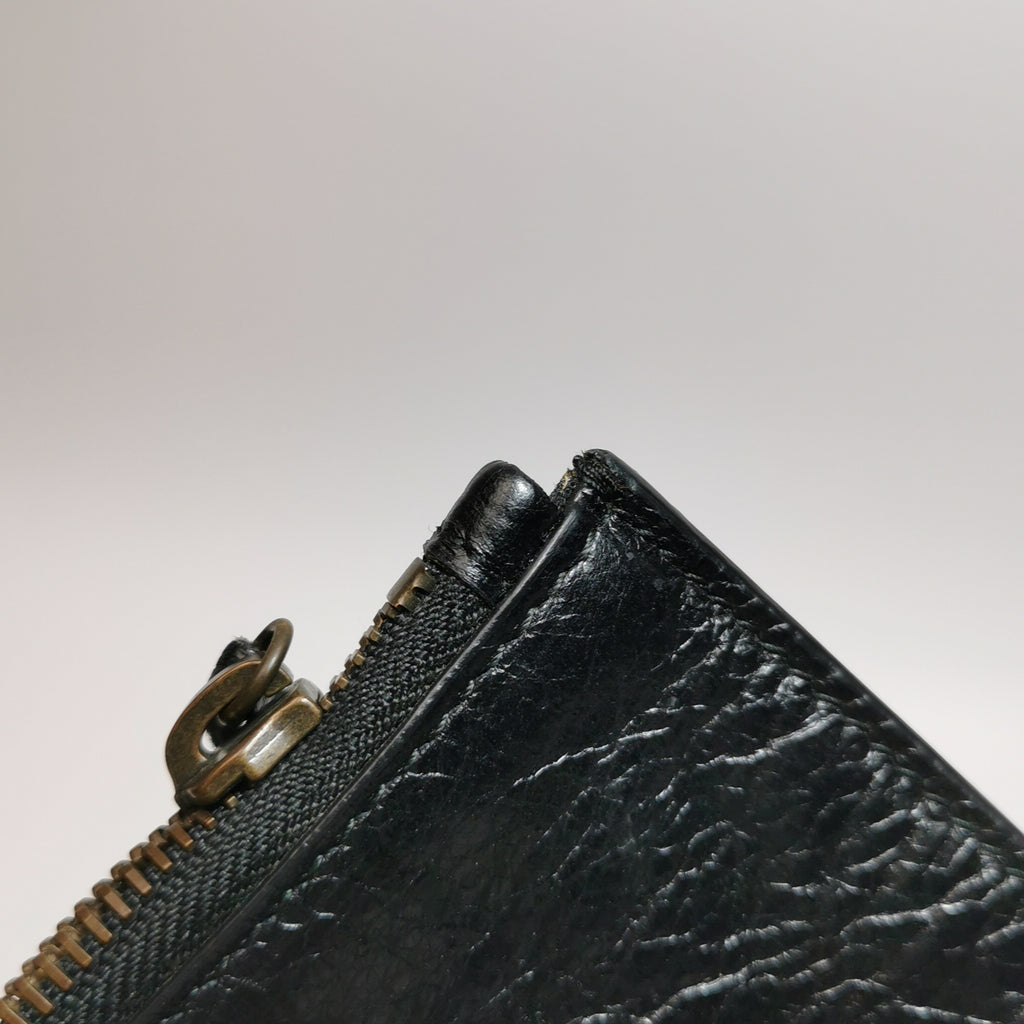 Balenciaga Graffiti Clutch Black