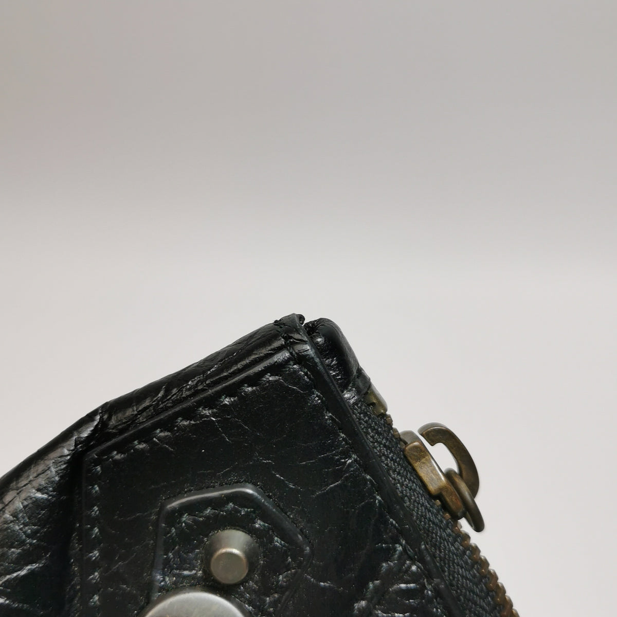 Balenciaga Graffiti Clutch Black