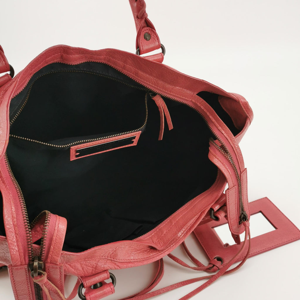 Balenciaga Classic City Medium Pink Rose Bruyere