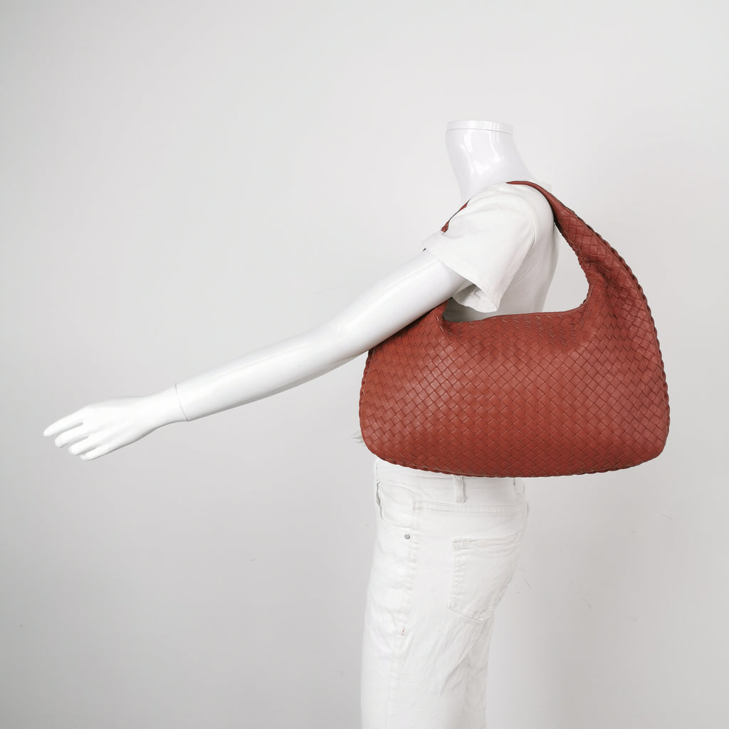 Bottega Veneta Intrecciato Hobo Rust 40cm