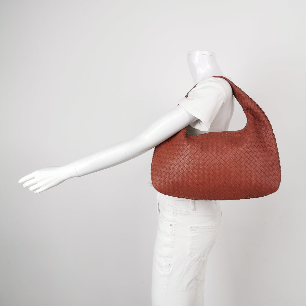 Bottega Veneta Intrecciato Hobo Rust 40cm