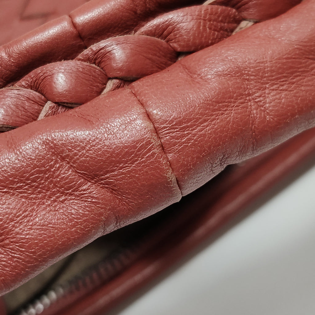 Bottega Veneta Intrecciato Hobo Rust 40cm