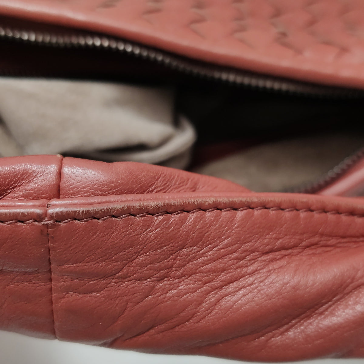 Bottega Veneta Intrecciato Hobo Rust 40cm