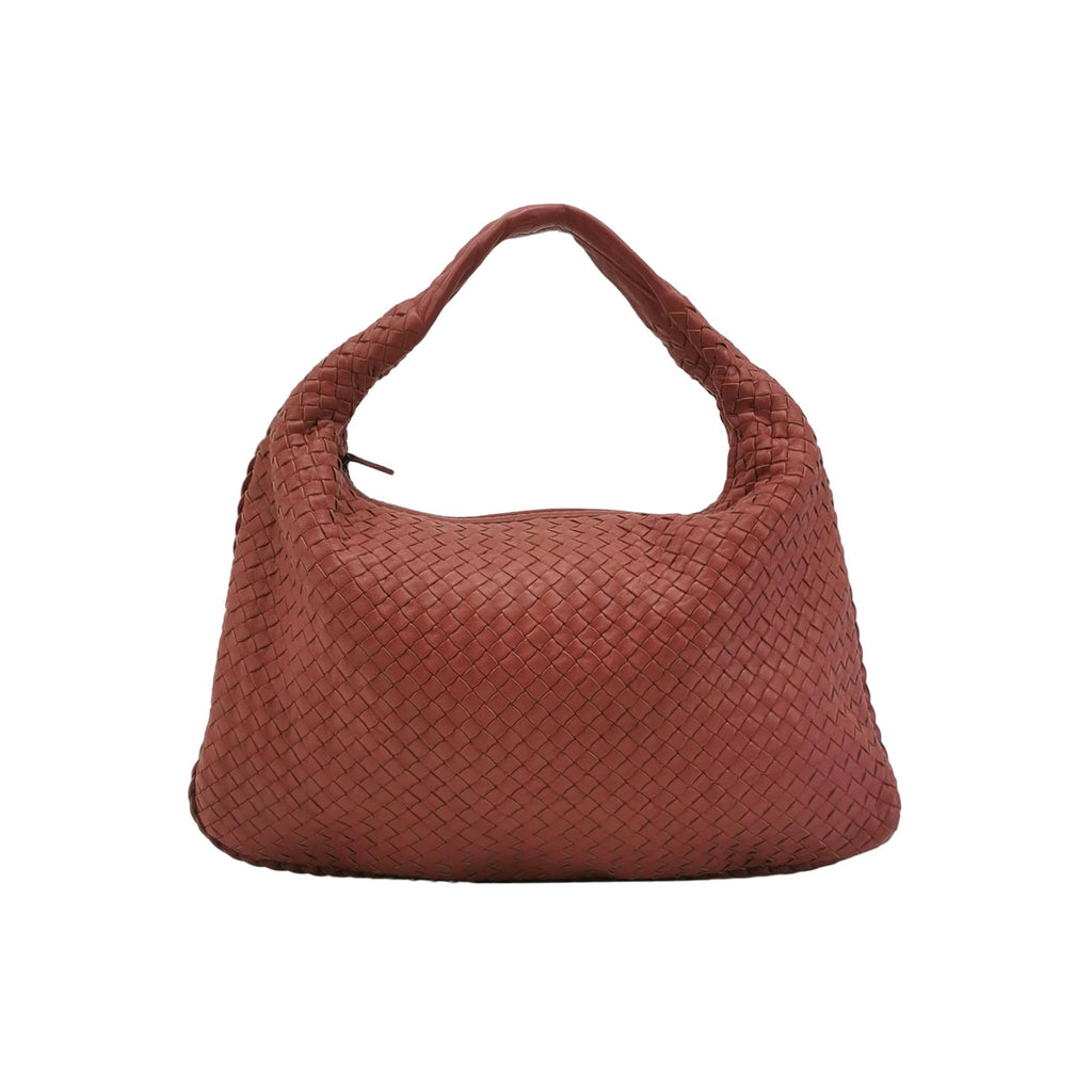 Bottega Veneta Intrecciato Hobo Red Orange