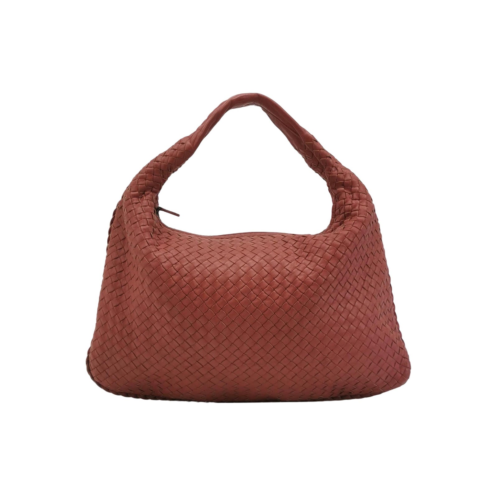 Bottega Veneta Intrecciato Hobo Red Orange