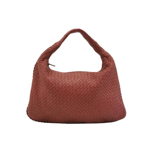 Bottega Veneta Intrecciato Hobo Red Orange