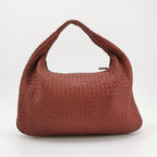 Bottega Veneta Intrecciato Hobo Red Orange