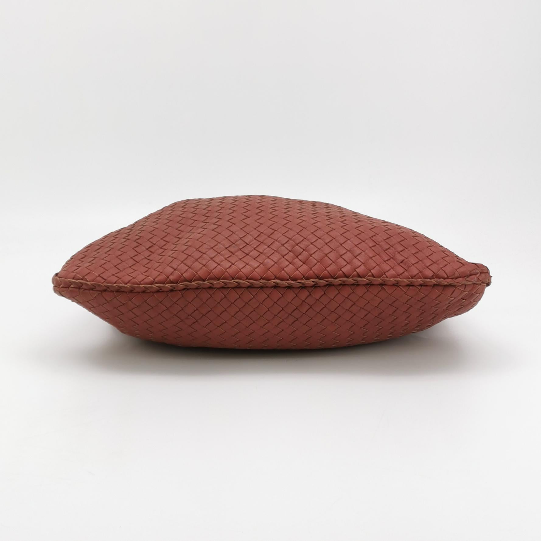 Bottega Veneta Intrecciato Hobo Red Orange