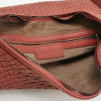 Bottega Veneta Intrecciato Hobo Red Orange