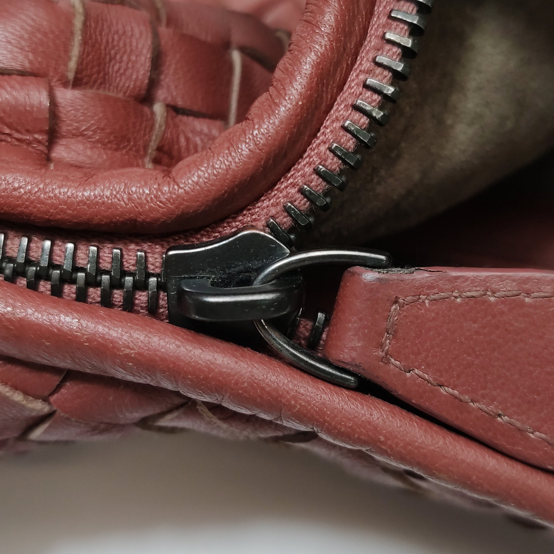 Bottega Veneta Intrecciato Hobo Red Orange
