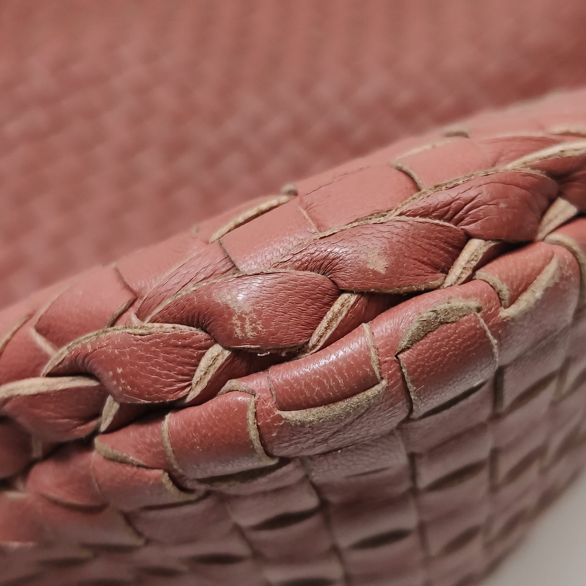 Bottega Veneta Intrecciato Hobo Red Orange