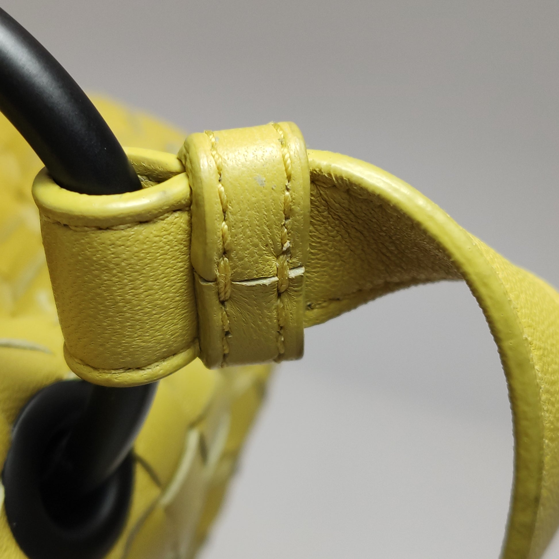 Bottega Veneta Intrecciato Flap Crossbody Yellow