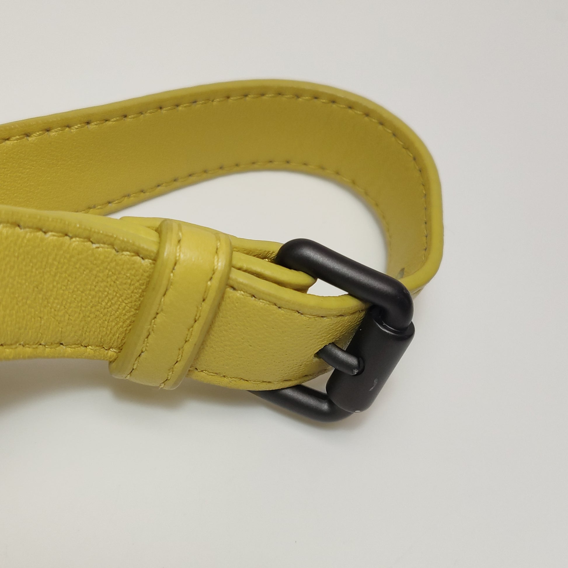 Bottega Veneta Intrecciato Flap Crossbody Yellow