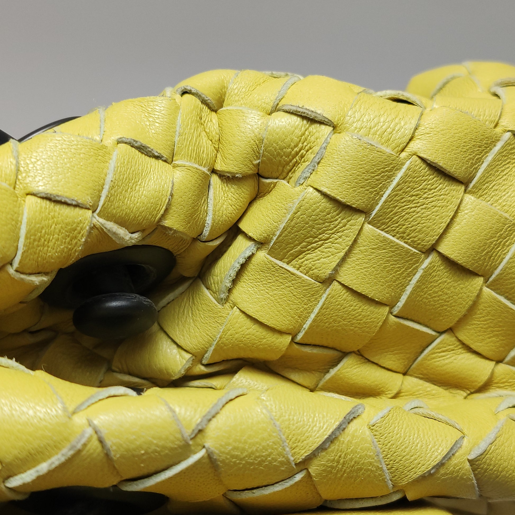 Bottega Veneta Intrecciato Flap Crossbody Yellow