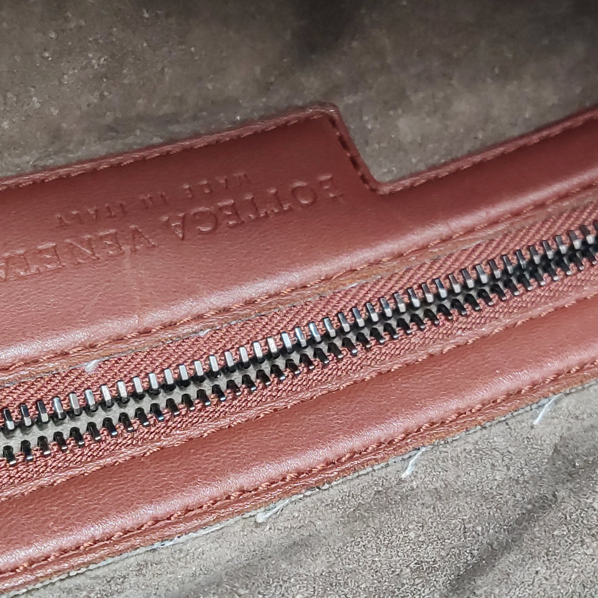 Bottega Veneta Belly Hobo Rust