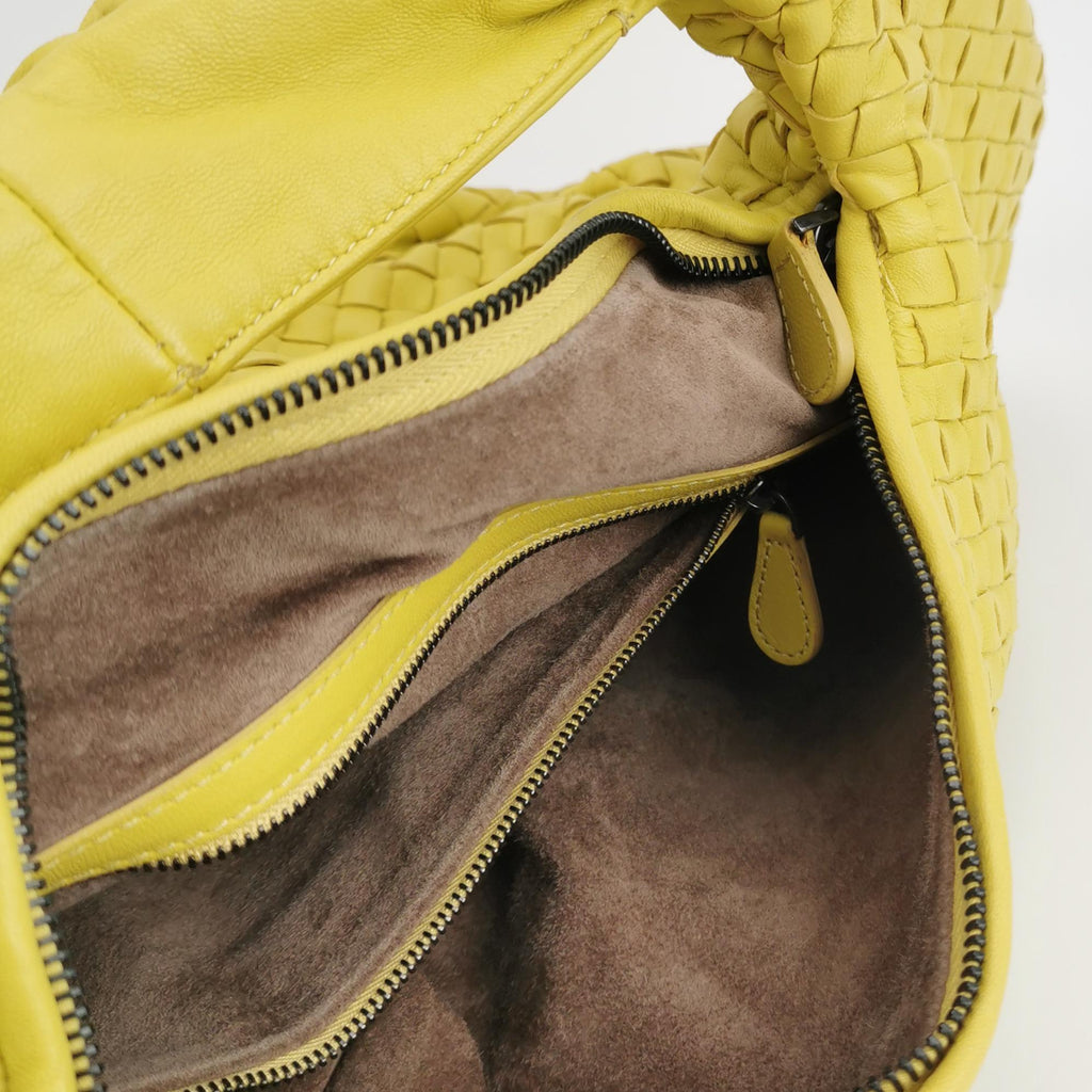 Bottega Veneta Intrecciato Belly Hobo Yellow