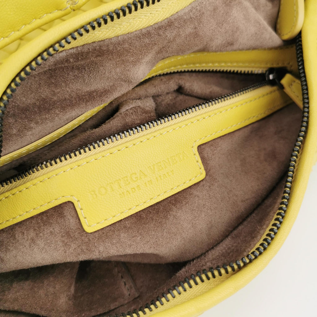 Bottega Veneta Intrecciato Belly Hobo Yellow