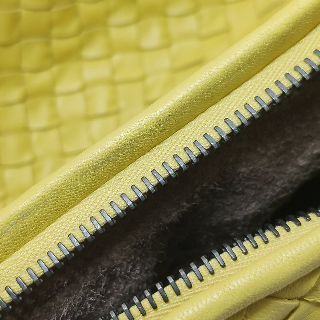 Bottega Veneta Intrecciato Belly Hobo Yellow