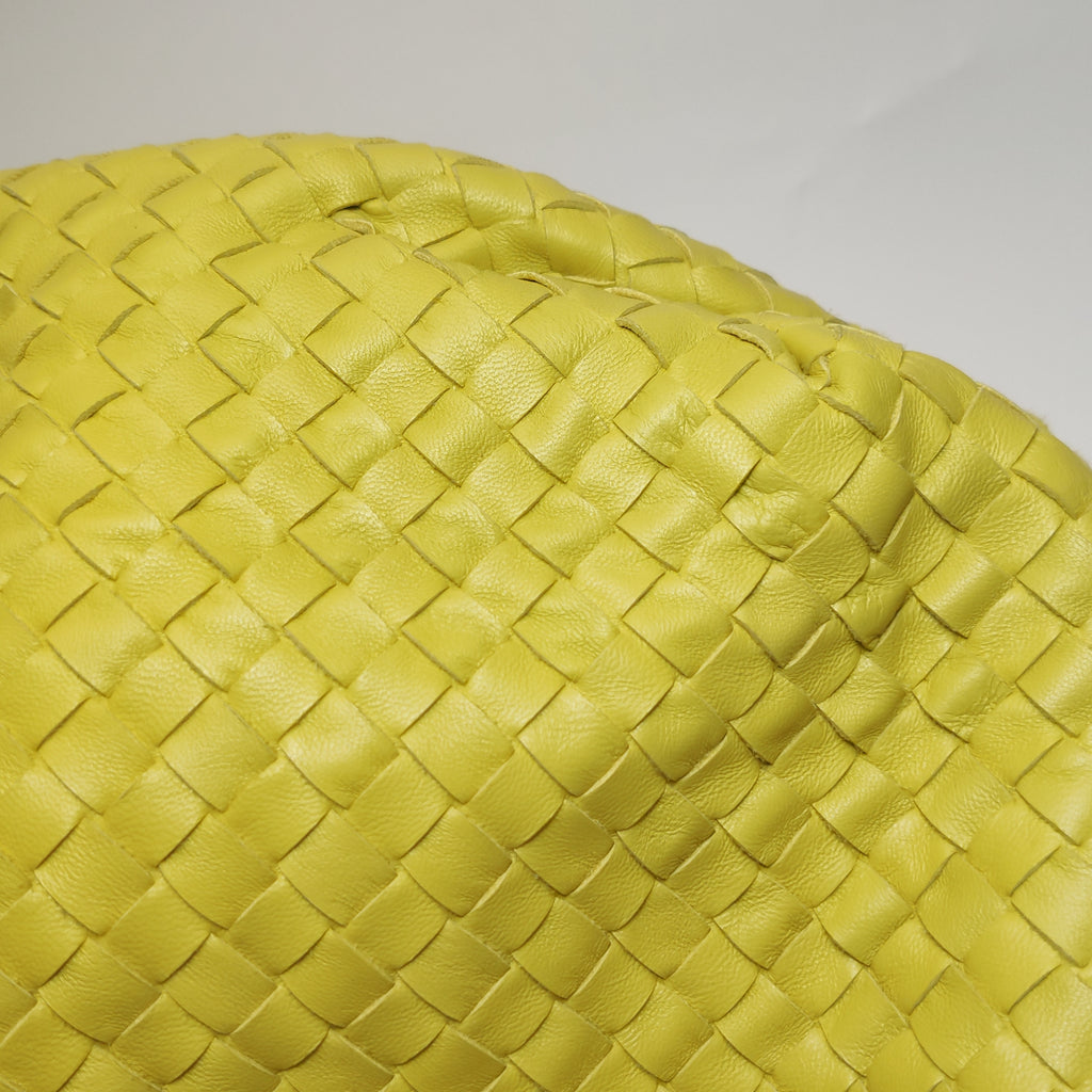 Bottega Veneta Intrecciato Belly Hobo Yellow