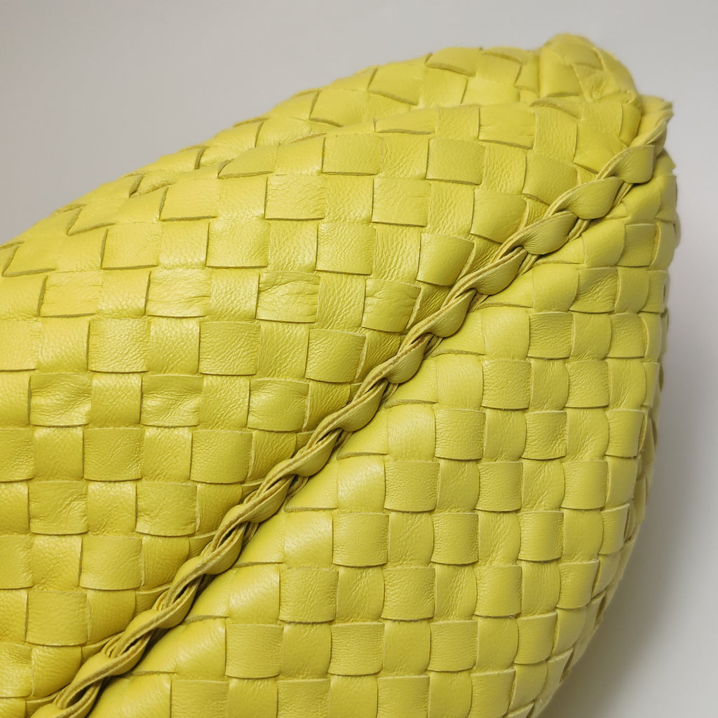 Bottega Veneta Intrecciato Belly Hobo Yellow