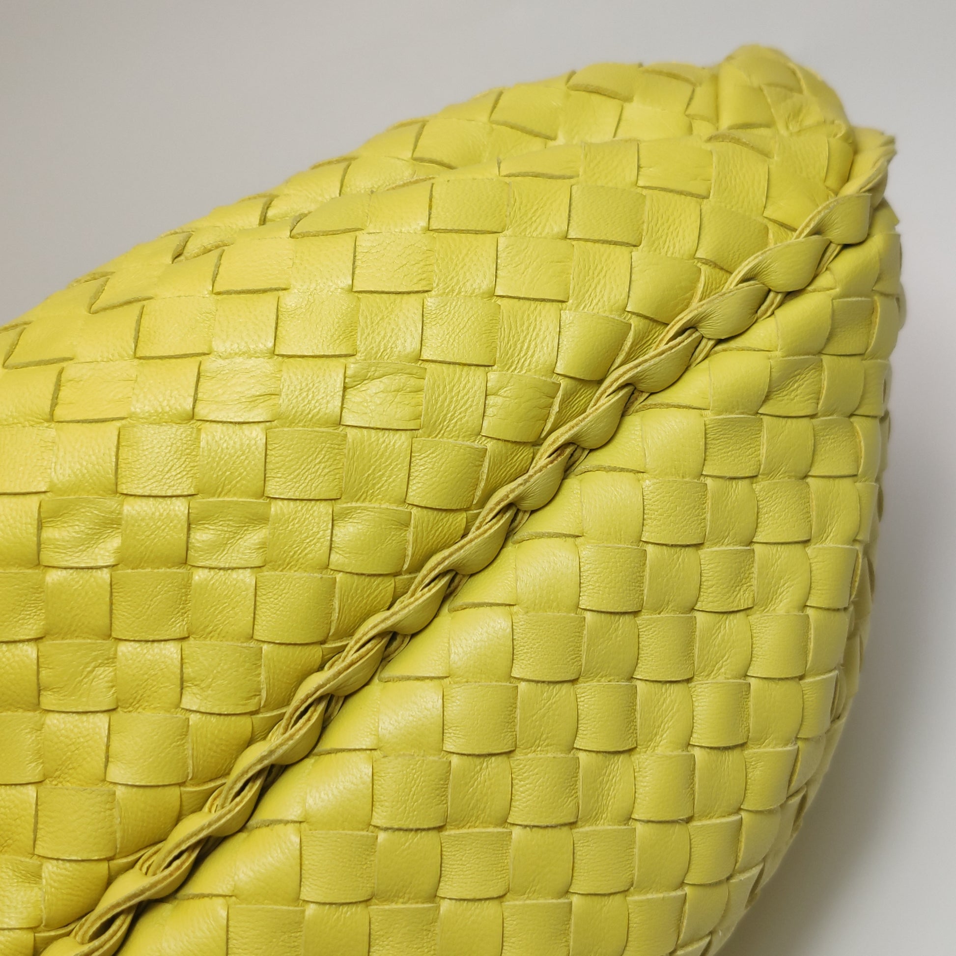 Bottega Veneta Intrecciato Belly Hobo Yellow