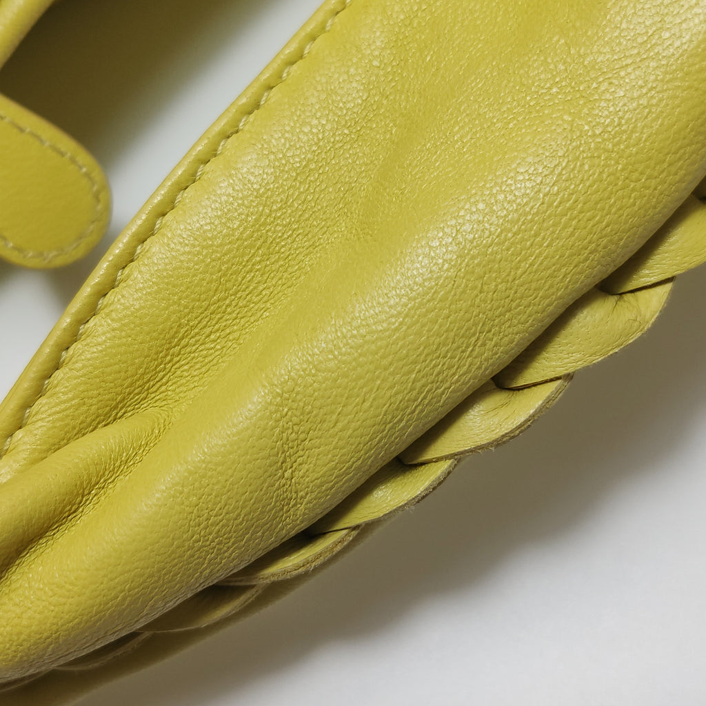 Bottega Veneta Intrecciato Belly Hobo Yellow