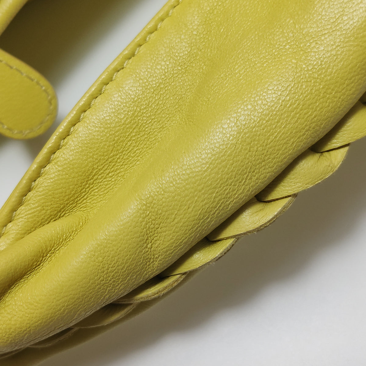 Bottega Veneta Intrecciato Belly Hobo Yellow