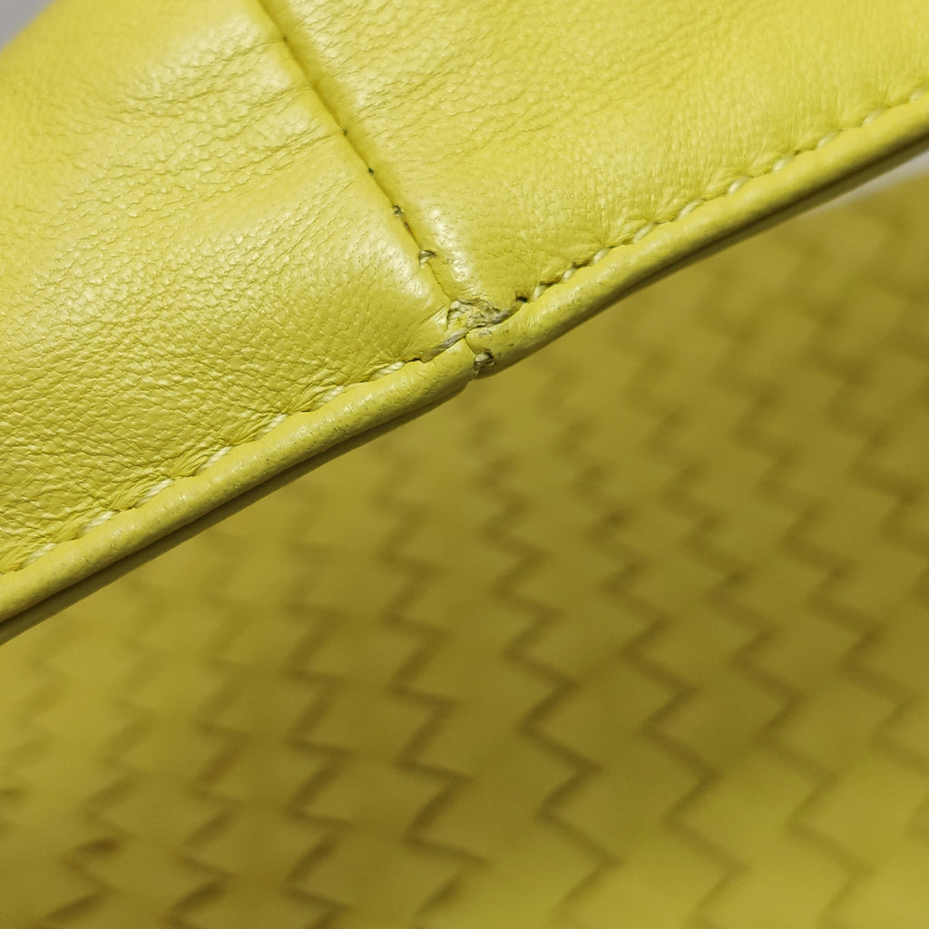 Bottega Veneta Intrecciato Belly Hobo Yellow