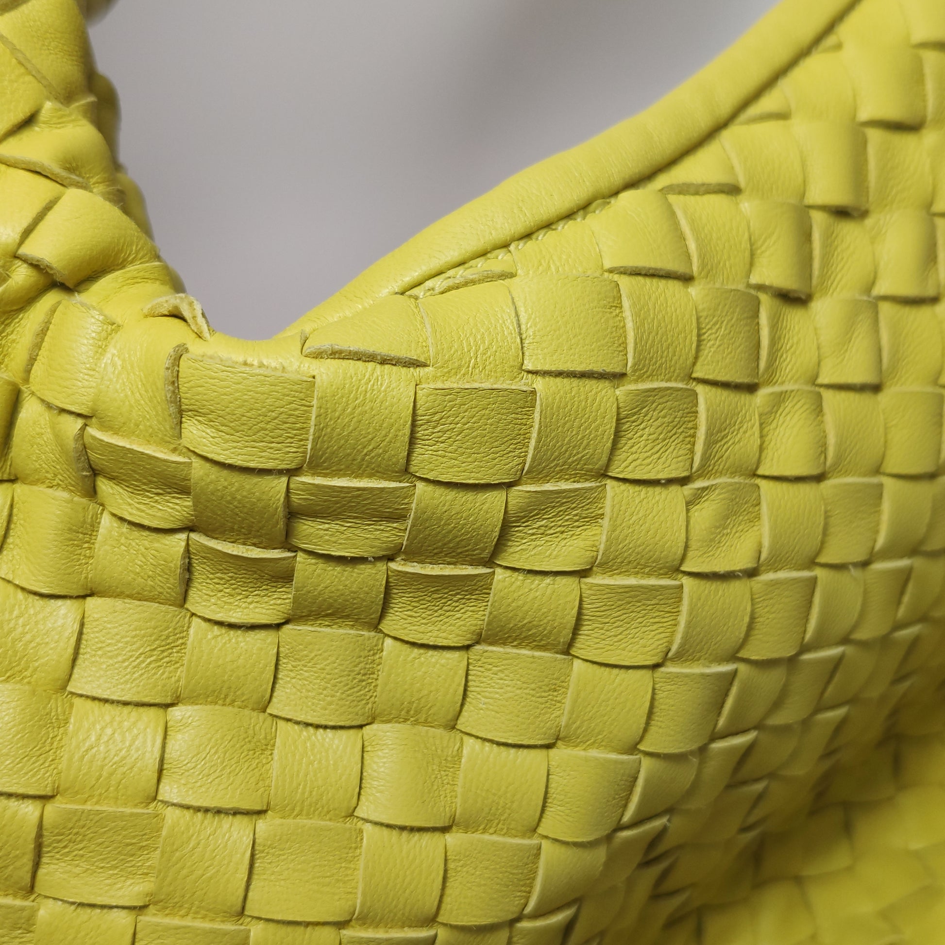 Bottega Veneta Intrecciato Belly Hobo Yellow