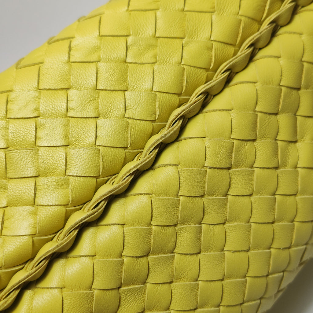 Bottega Veneta Intrecciato Belly Hobo Yellow