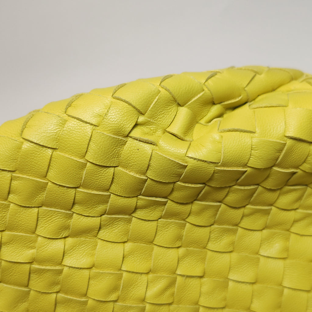 Bottega Veneta Intrecciato Belly Hobo Yellow