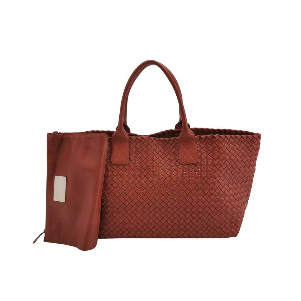Bottega Veneta Cabat Medium Rust