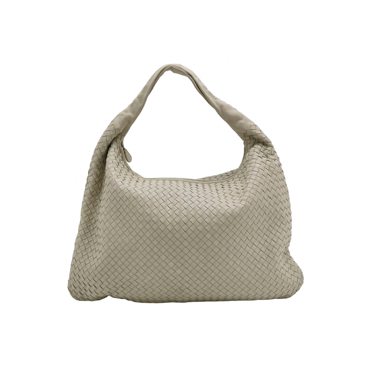 Bottega Veneta Intrecciato Hobo Off White 50cm