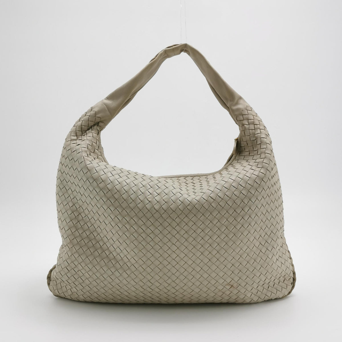 Bottega Veneta Intrecciato Hobo Off White 50cm