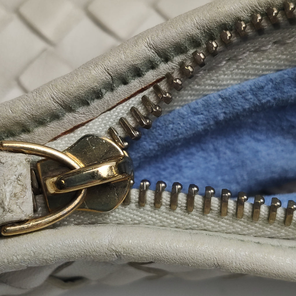 Bottega Veneta Intrecciato Hobo Off White 50cm
