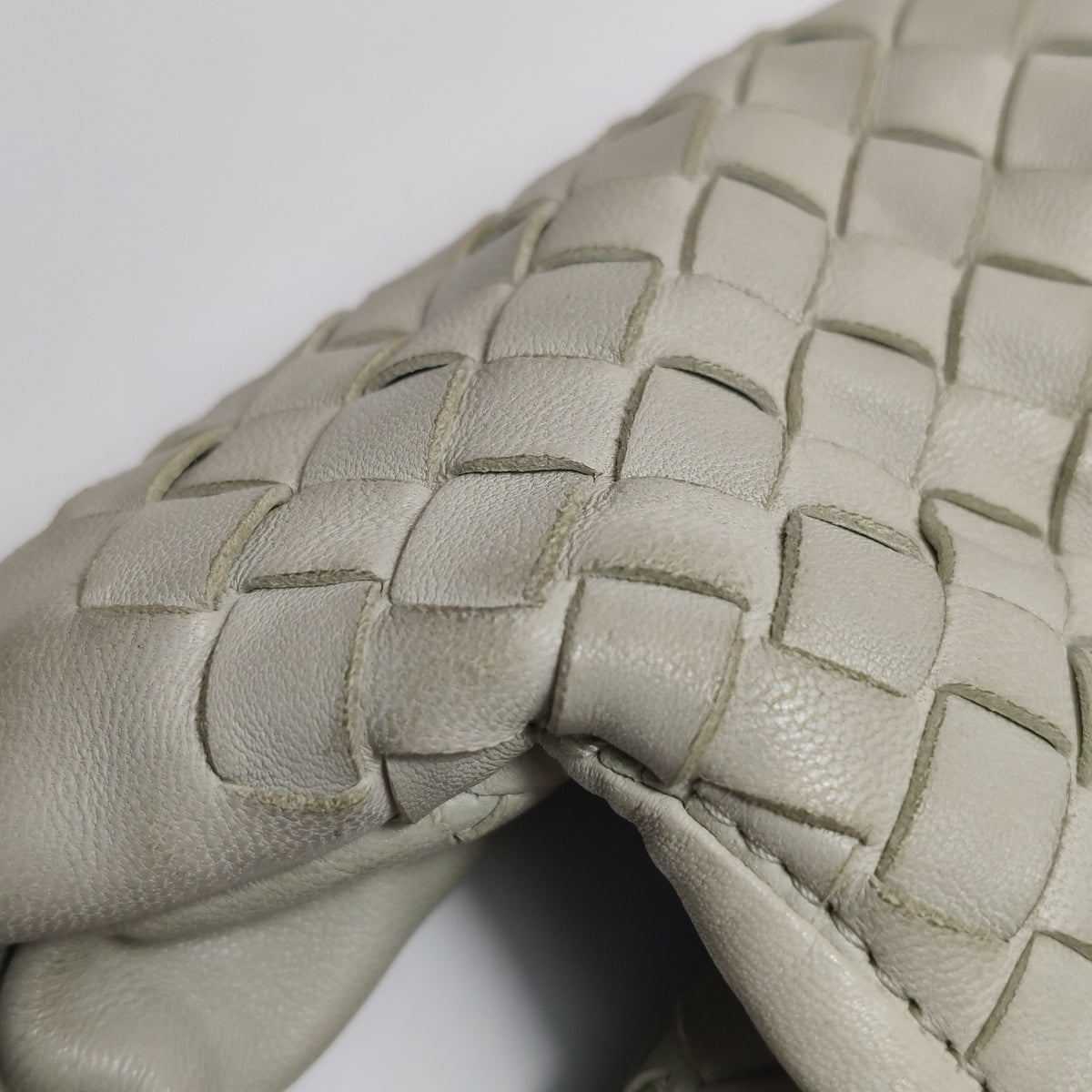 Bottega Veneta Intrecciato Hobo Off White 50cm