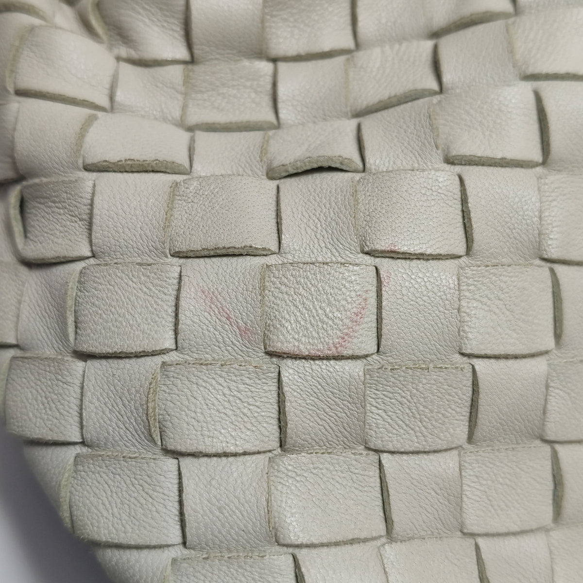 Bottega Veneta Intrecciato Hobo Off White 50cm