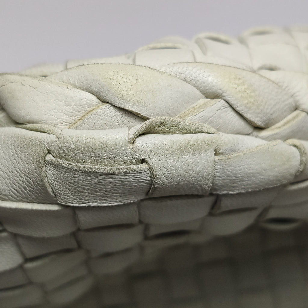 Bottega Veneta Intrecciato Hobo Off White 50cm