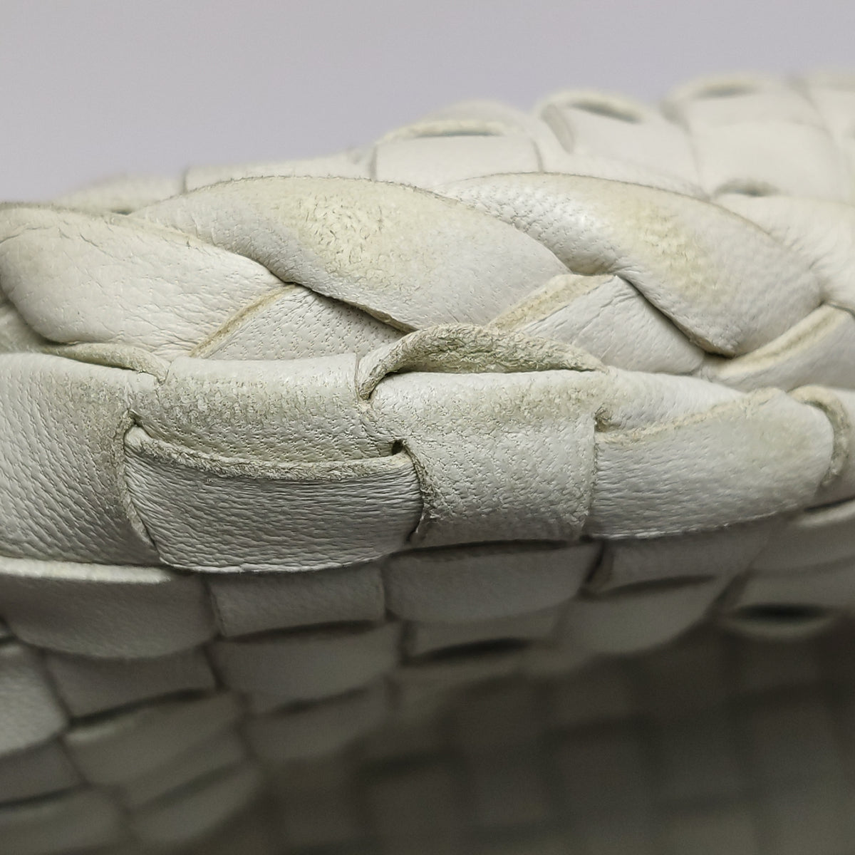 Bottega Veneta Intrecciato Hobo Off White 50cm