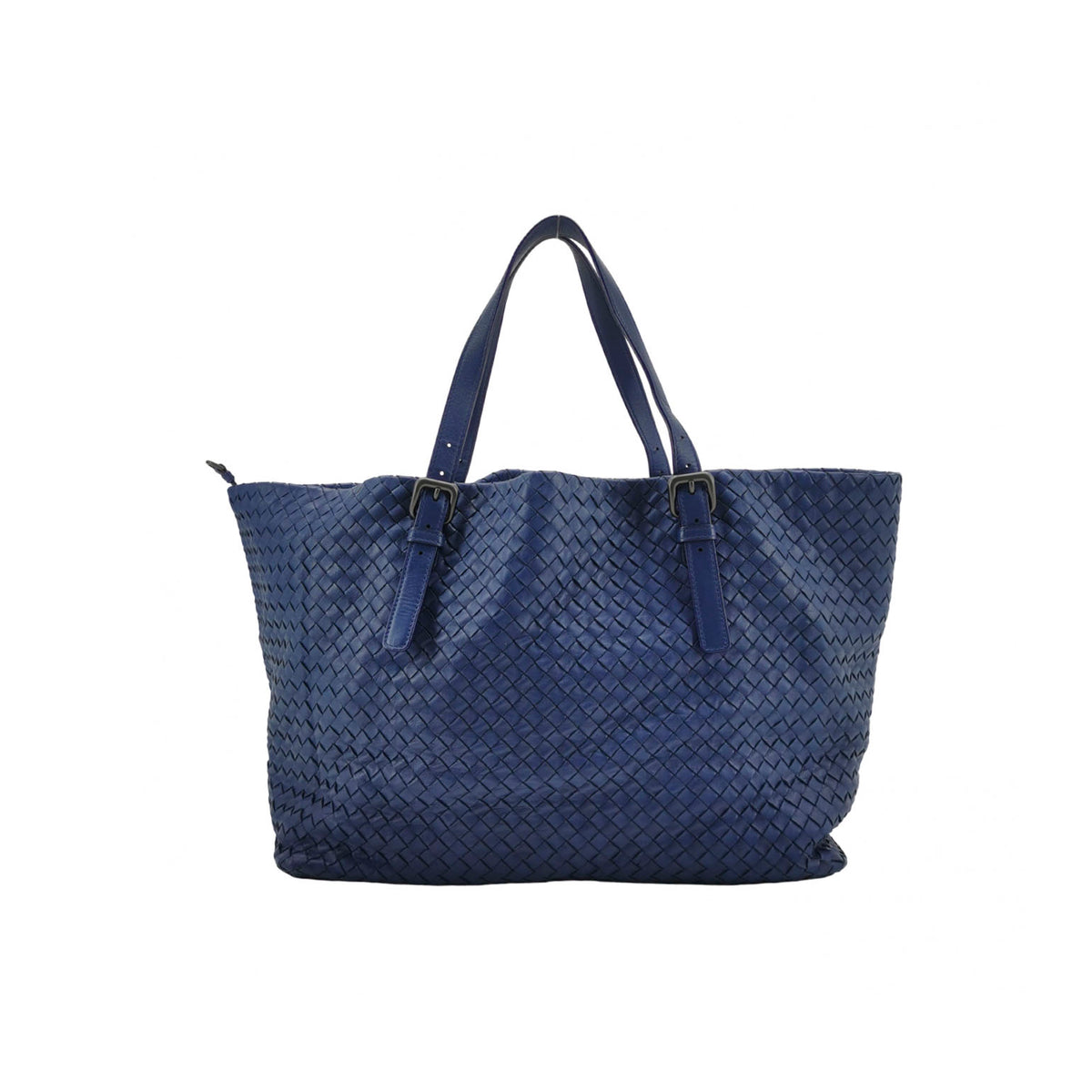 Bottega Veneta Cesta Tote Dark Blue