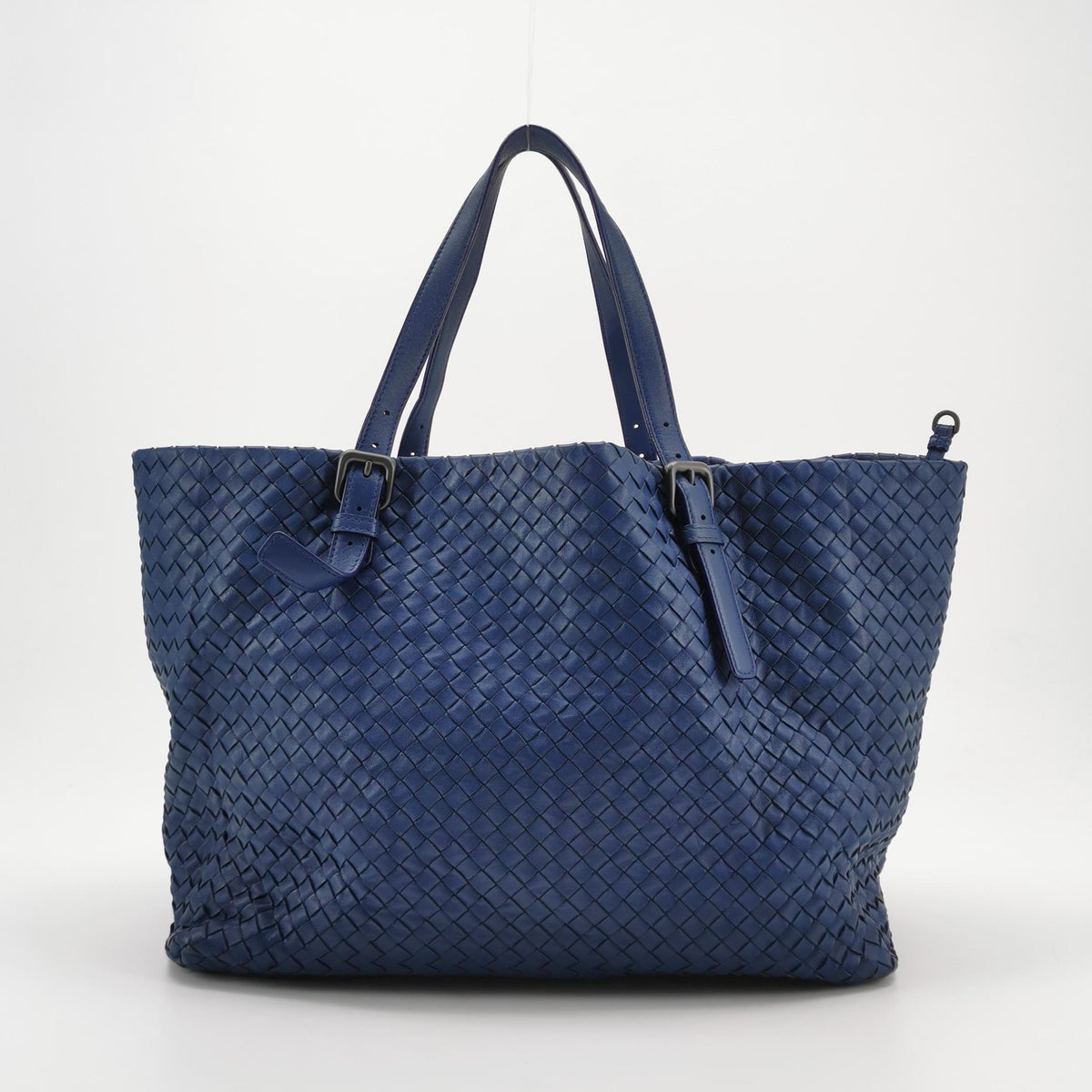Bottega Veneta Cesta Tote Dark Blue