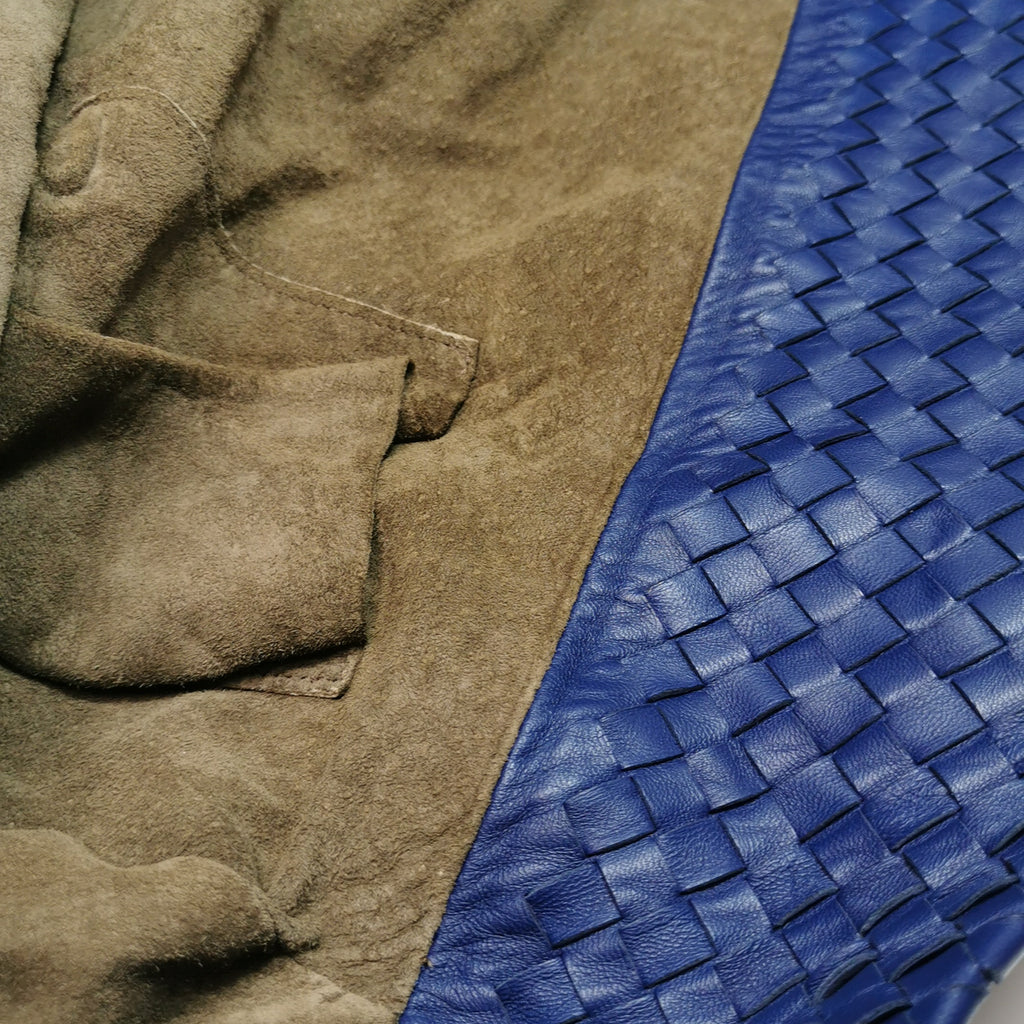Bottega Veneta Cesta Tote Dark Blue