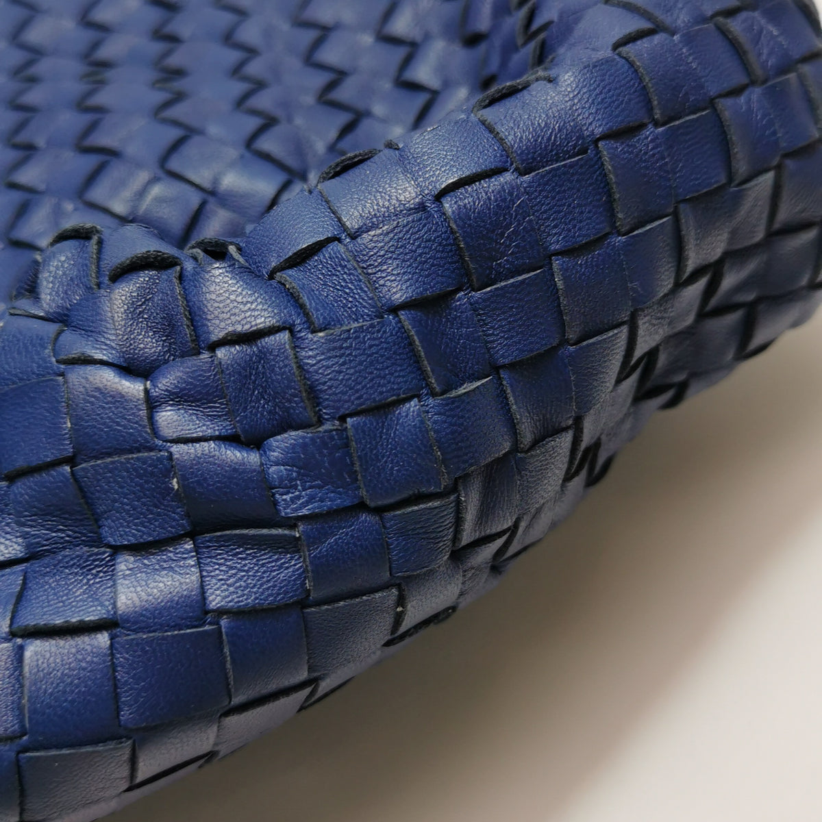 Bottega Veneta Cesta Tote Dark Blue