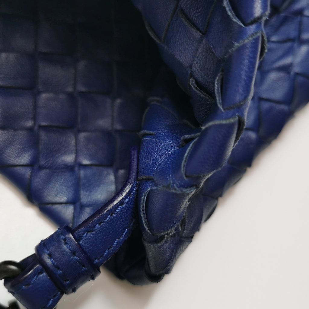 Bottega Veneta Cesta Tote Dark Blue