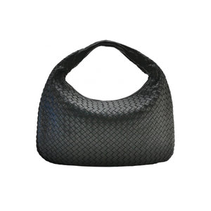 Bottega Veneta Intrecciato Hobo Small Black