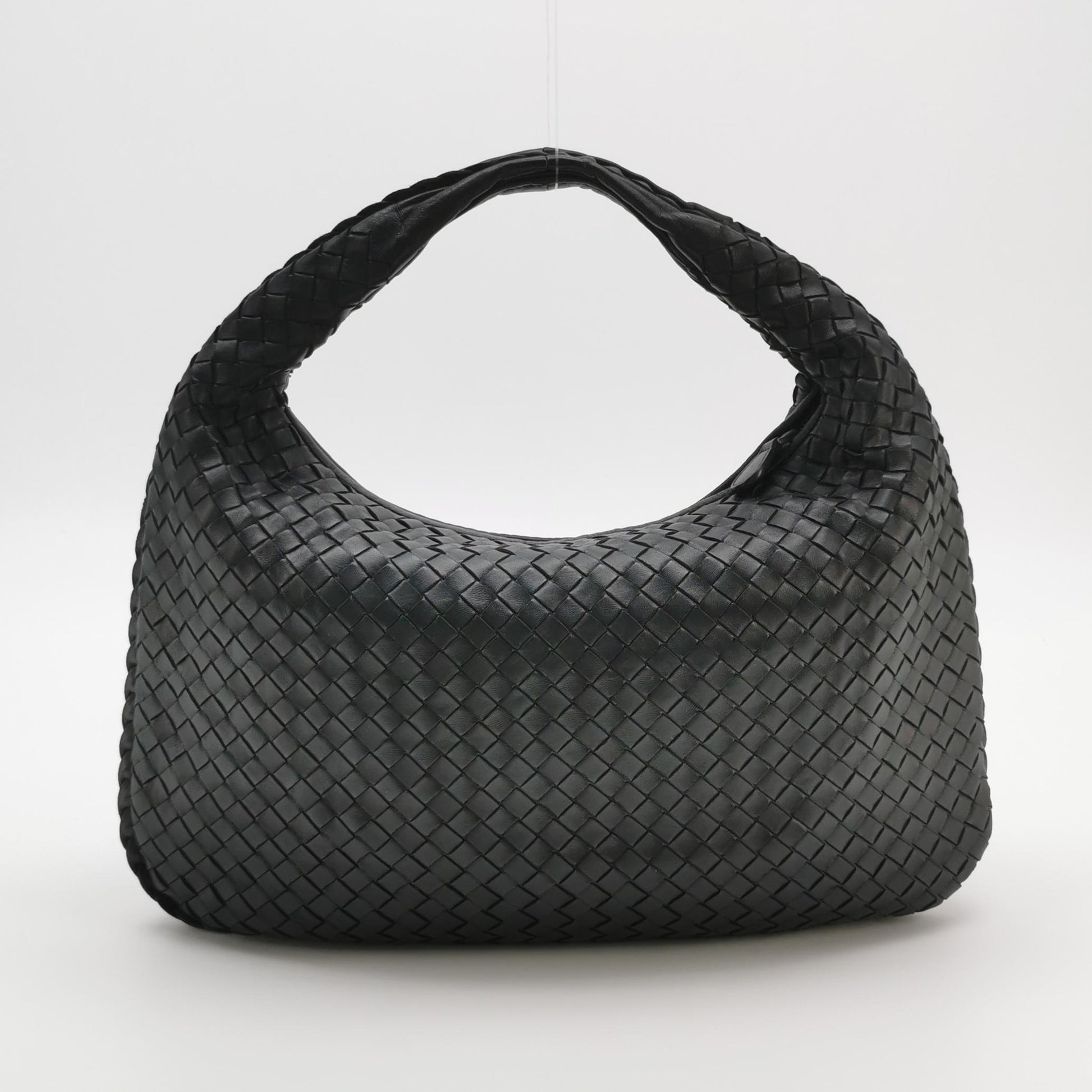 Bottega Veneta Intrecciato Hobo Small Black