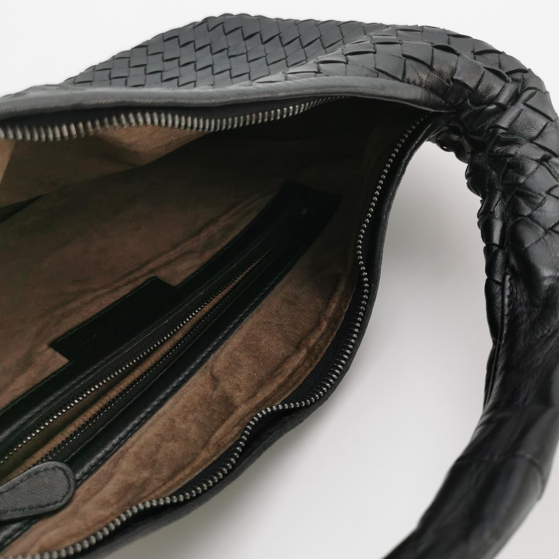 Bottega Veneta Intrecciato Hobo Small Black