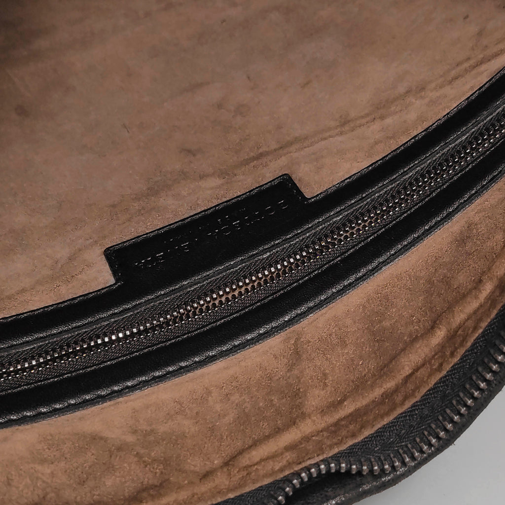 Bottega Veneta Intrecciato Hobo Small Black